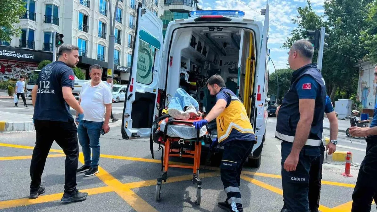 Motosiklet Kazasında Yaya Yaralandı!