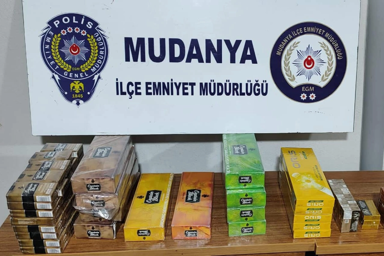 Mudanya’da 219 Paket Kaçak Sigara Ele Geçirildi!
