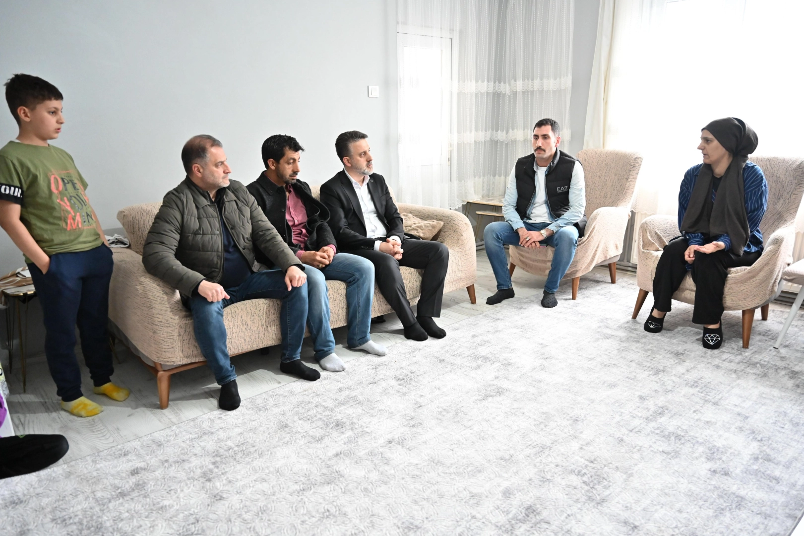 Mudanya’da 4 Yaşındaki Serhat İçin Taziye Ziyareti