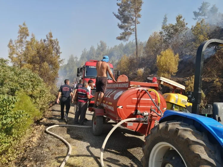 Muğla’da 24 Yangına İlk Müdahale Tankerleriyle Önlem!