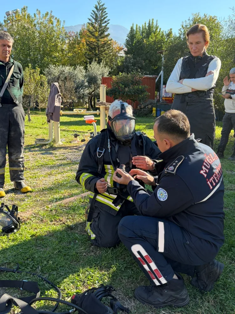 Muğla’da Gönüllü İtfaiyecilik Eğitimi Devam Ediyor