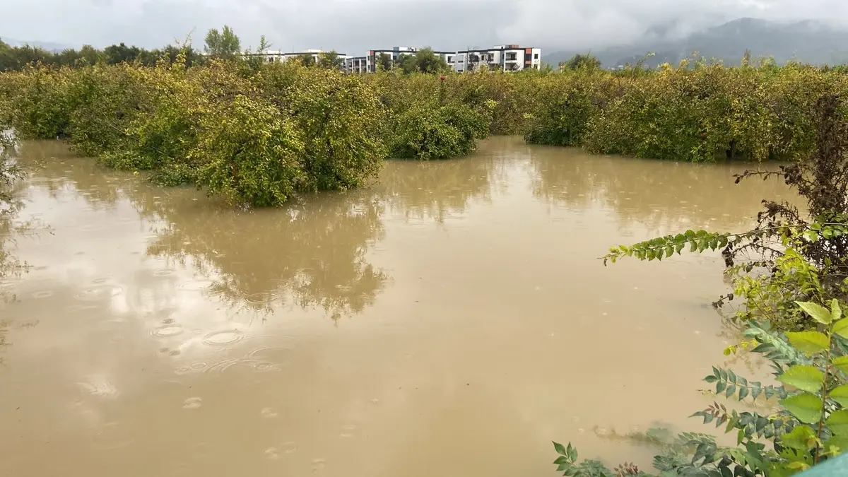 Muğla da sağanak yağış hayatı felç etti! Tersakan çayı taştı 3