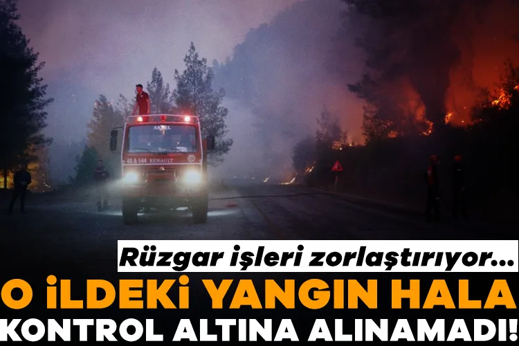 Muğla’daki Yangın: Rüzgar İşi Zorlaştırıyor!