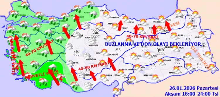 Muğla ve Karadeniz’e Fırtına Uyarısı!