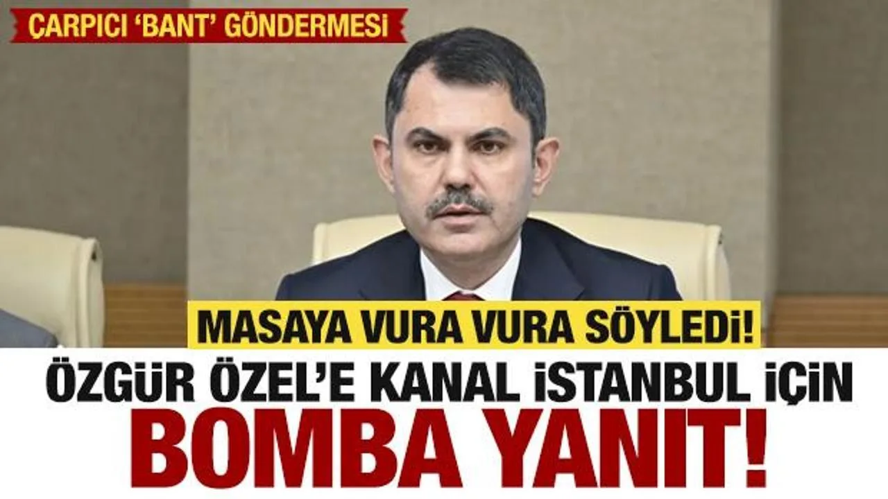 Murat Kurum’dan CHP’ye Sert Tepki: İftiralar Şok!