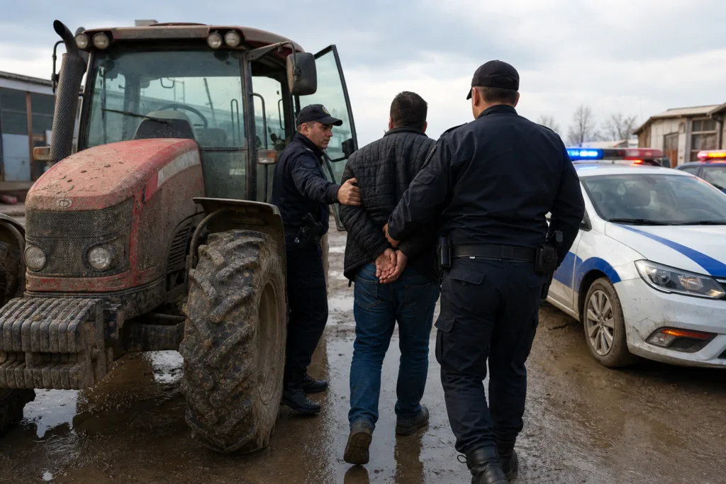 Muratlı’da Traktör Sürücüsü Polisi Kandırmaya Çalıştı