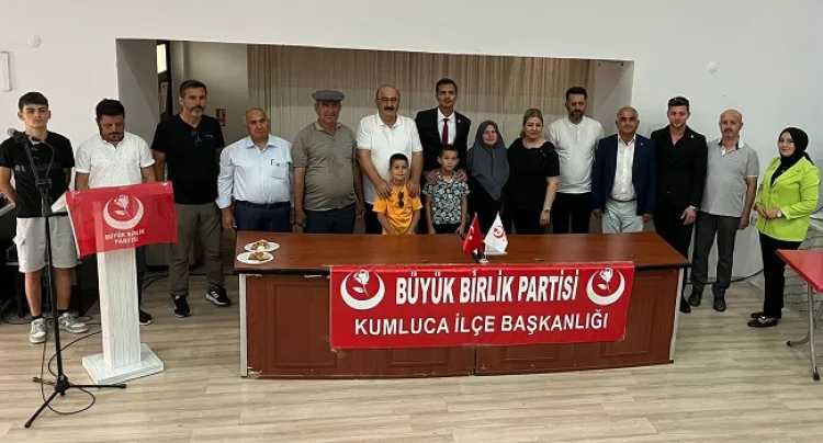 Mustafa Ay, BBP Kumluca’da Yeniden Başkan