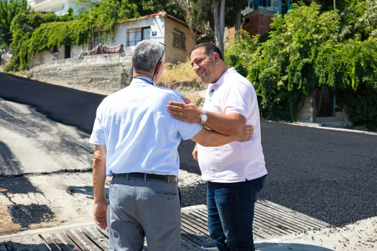 Narlıdere’de Asfalt Çalışmaları Hızla Devam Ediyor
