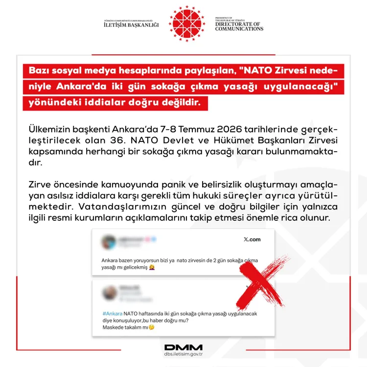 NATO Zirvesi’nde Sokağa Çıkma Yasağı İddiası Asılsız!
