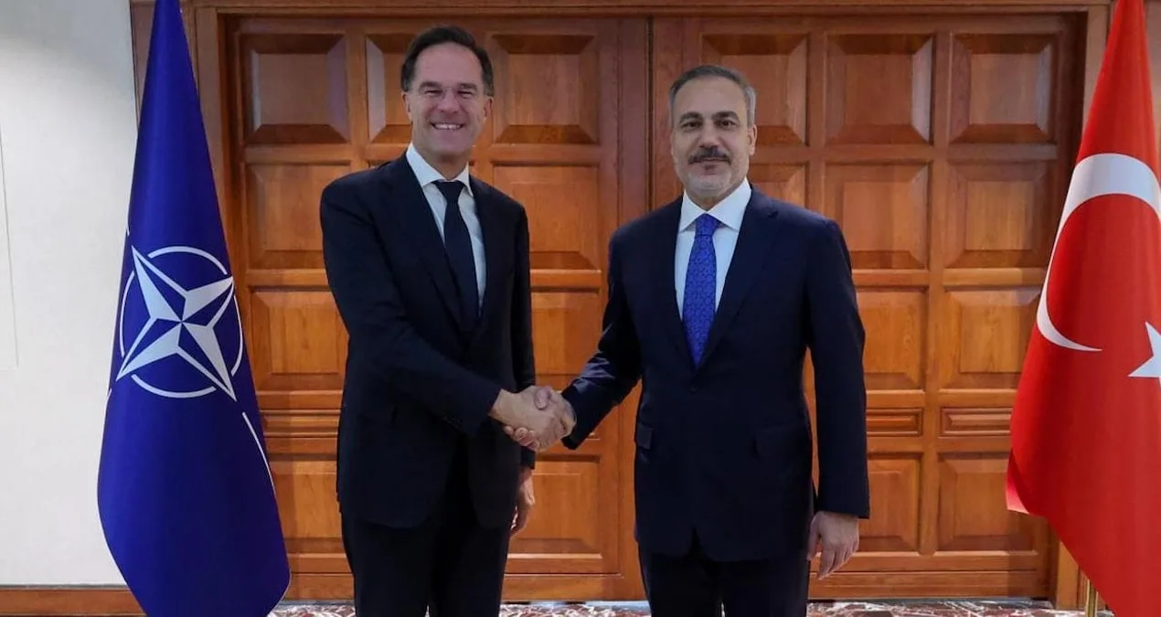 NATO Zirvesi Öncesi Fidan ve Rutte’den Görüşme