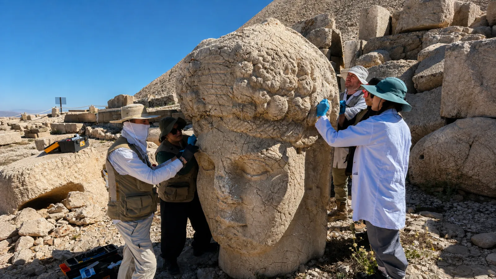 Nemrut Dağı’ndaki Heykellere Nanoteknolojiyle Koruma