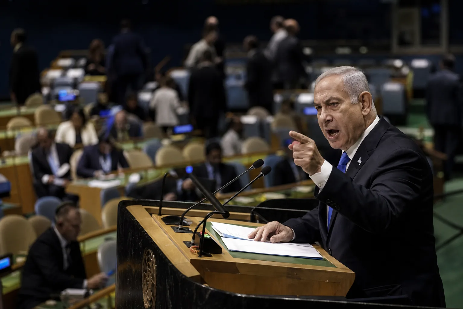 Netanyahu, BM’de Protestolarla Yüzleşti ve Erdoğan’ı Hedef Aldı