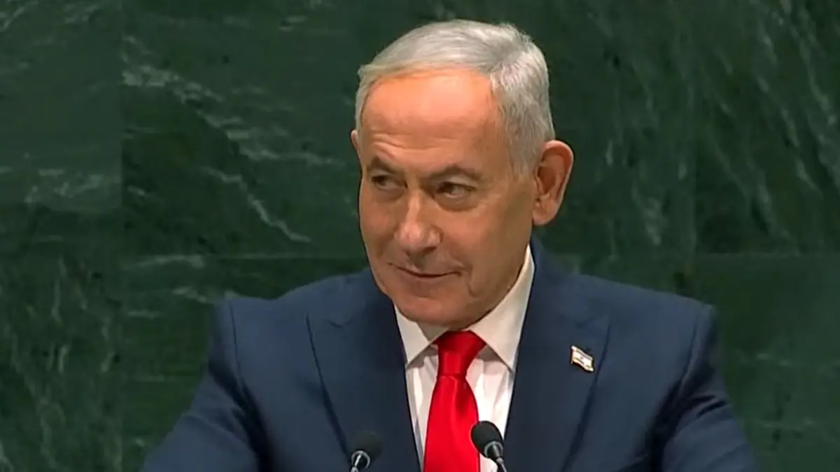 BM Genel Kurulu nda konuşma yapan İsrail Başbakanı Netanyahu ya şok tepki: Salonu terk ettiler 2