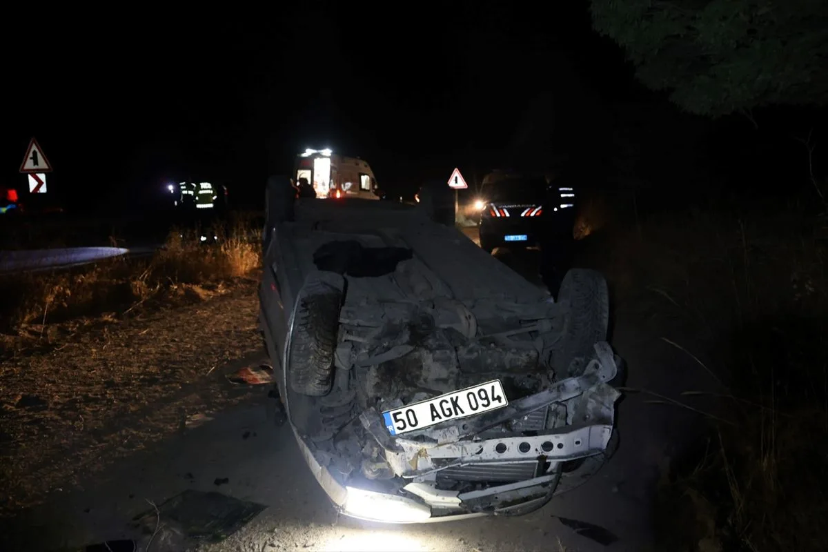 Nevşehir’de Otomobil Devrildi: 5 Yaralı