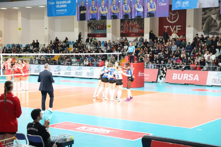 Nilüfer Belediyespor Eker, Zorlu Maçta Galip Geldi!