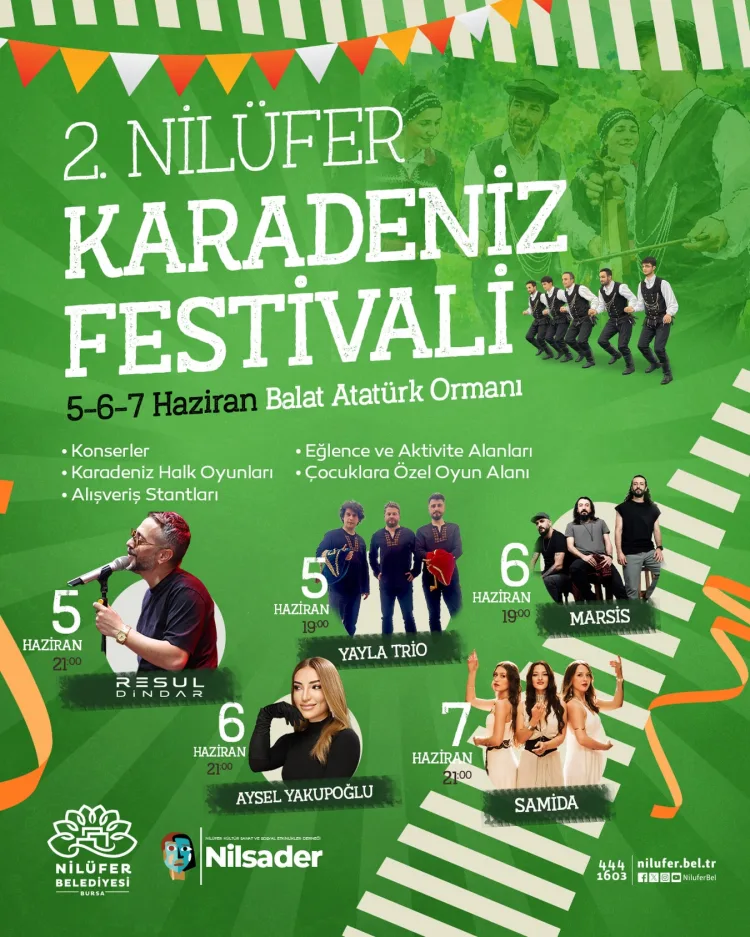 Nilüfer’de 2. Karadeniz Festivali Heyecanı!