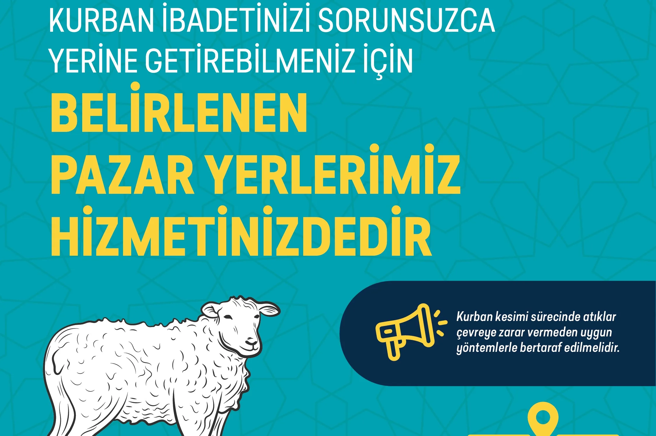 Nilüfer’de kurban kesim yerleri belirlendi