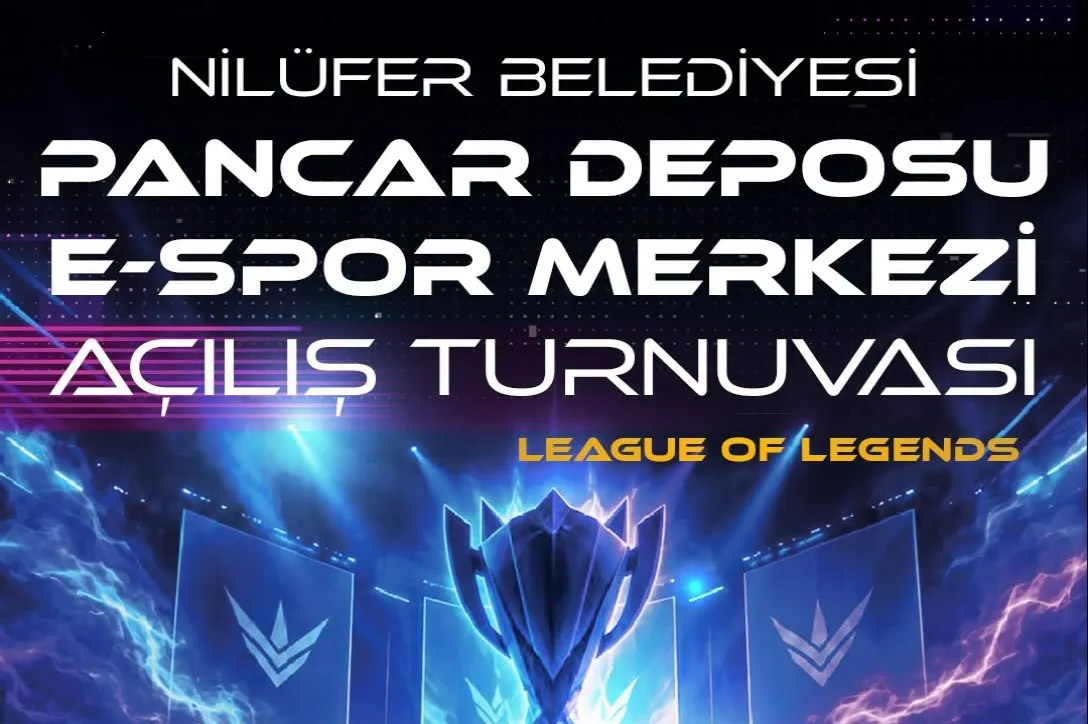 Nilüfer’in yeni e-spor merkezi kapılarını ödüllü turnuvayla açıyor