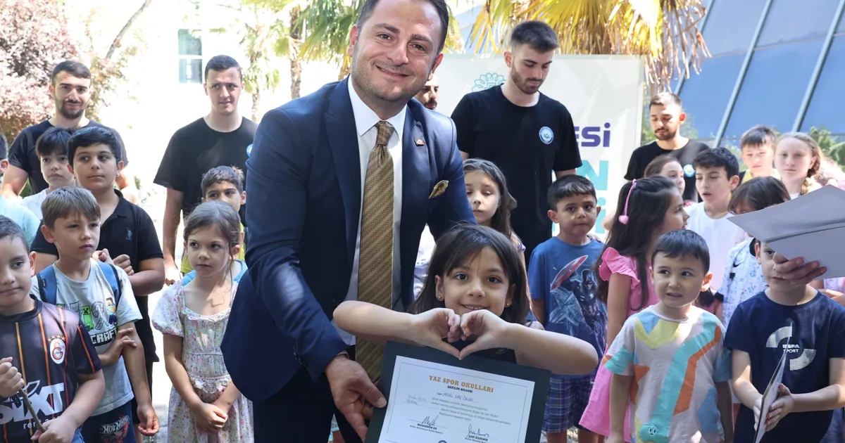 Nilüfer Yaz Spor Okulları’nda Sertifika Heyecanı