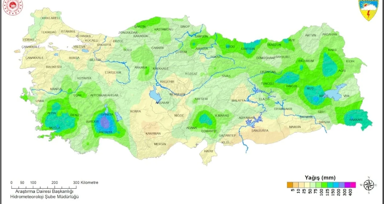 Nisan Ayında Sıcaklık Normalin Altında, Yağışlar Arttı