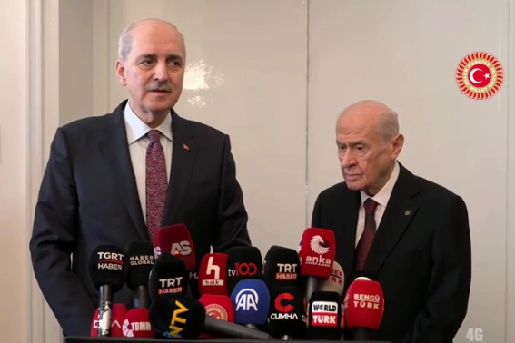 Numan Kurtulmuş’tan Bahçeli’ye Teşekkür Ziyareti