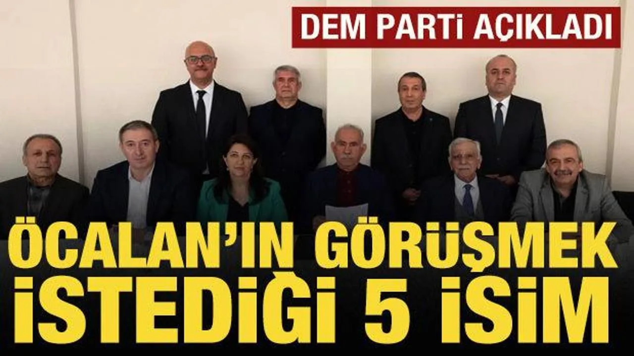Öcalan’dan Önemli Görüşmeler Planı!
