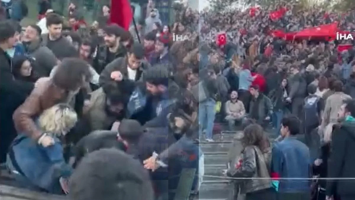 ODTÜ’de Konserde Bayraklı Protesto Kavgası!