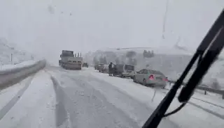 Erzurum’da Mayıs’ta kar sürprizi