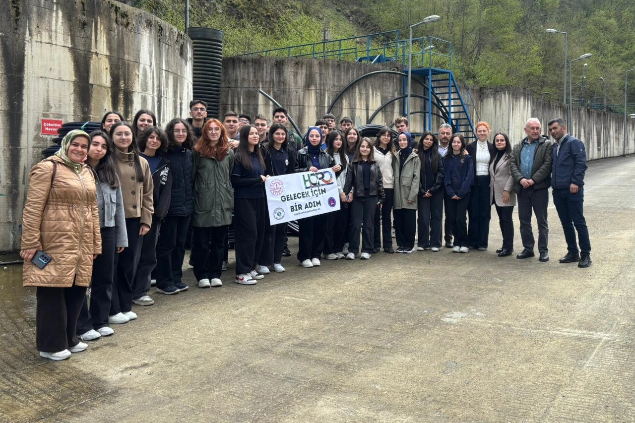 Öğrenciler Atık Su Arıtma Tesisini Ziyaret Etti