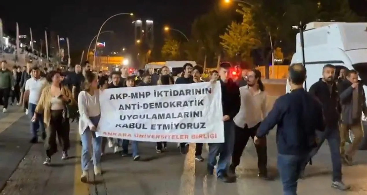 Öğrencilerden Kayyuma Karşı İsyan Yürüyüşü!