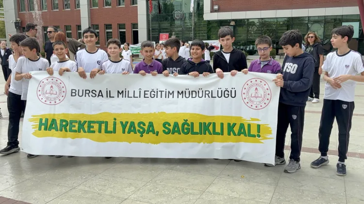 Öğrencilerden Sağlıklı Yaşam İçin Hareket Et Günü