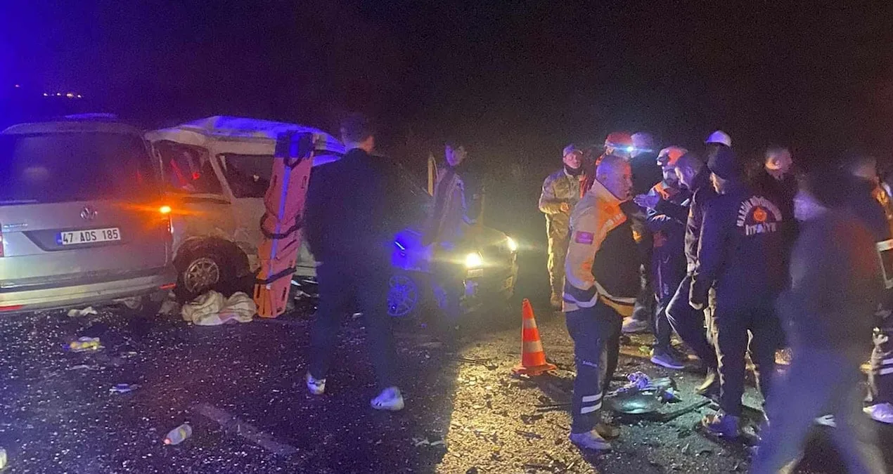 Ömerli’de Feci Kaza: 3 Ölü, 6 Yaralı!