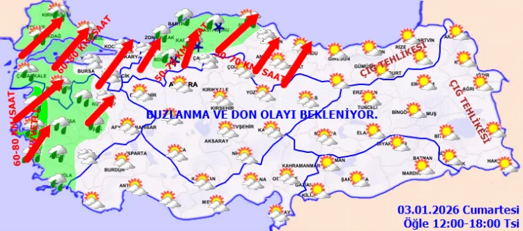 Önemli Hava Uyarıları: Don, Buzlanma ve Çığ!