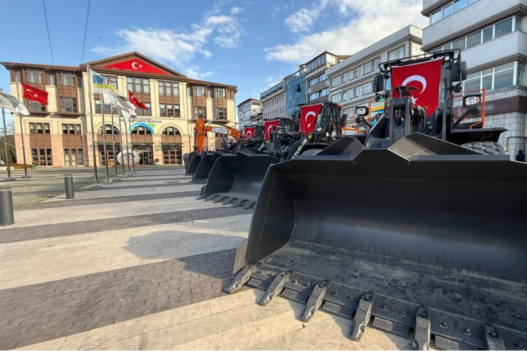 Ordu, Araç Filolarını 5 Yeni İş Makinesiyle Güçlendirdi