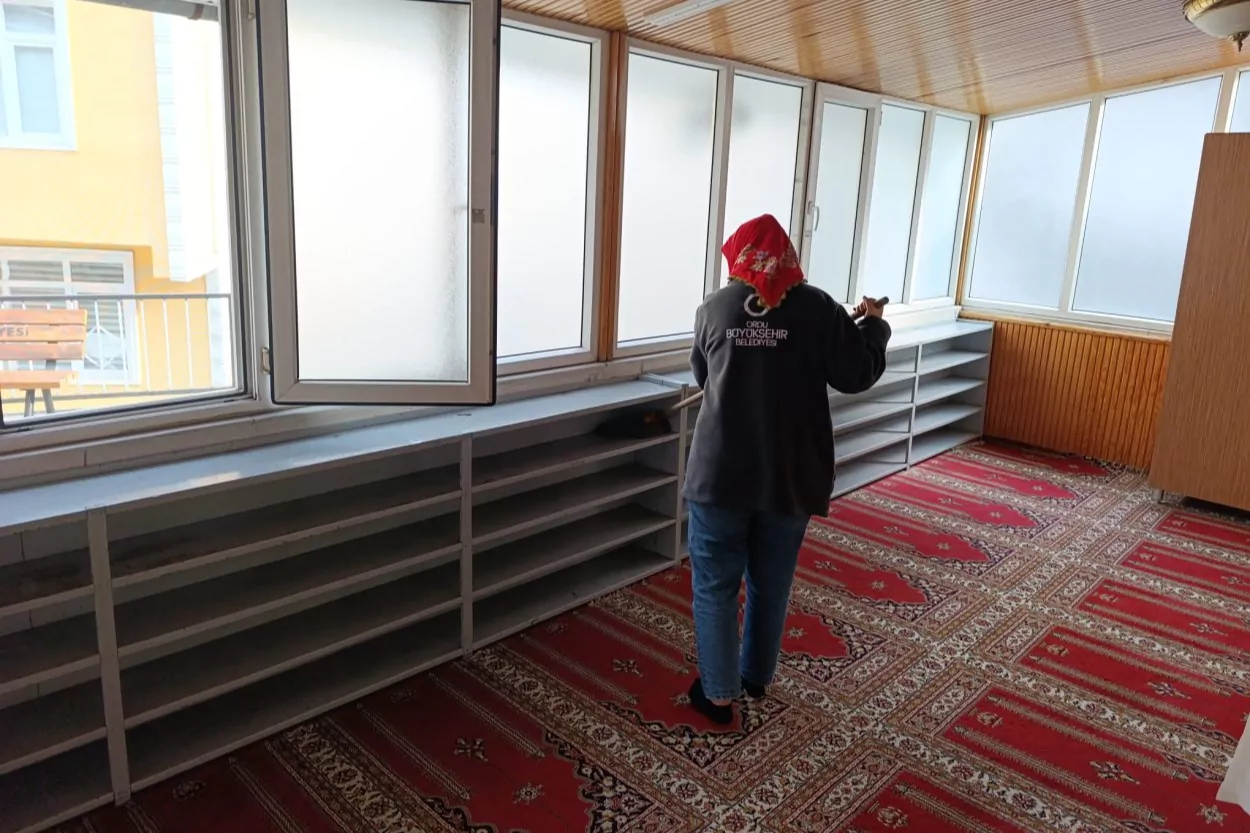 Ordu Camilerinde Hijyenik Temizlik Seferberliği