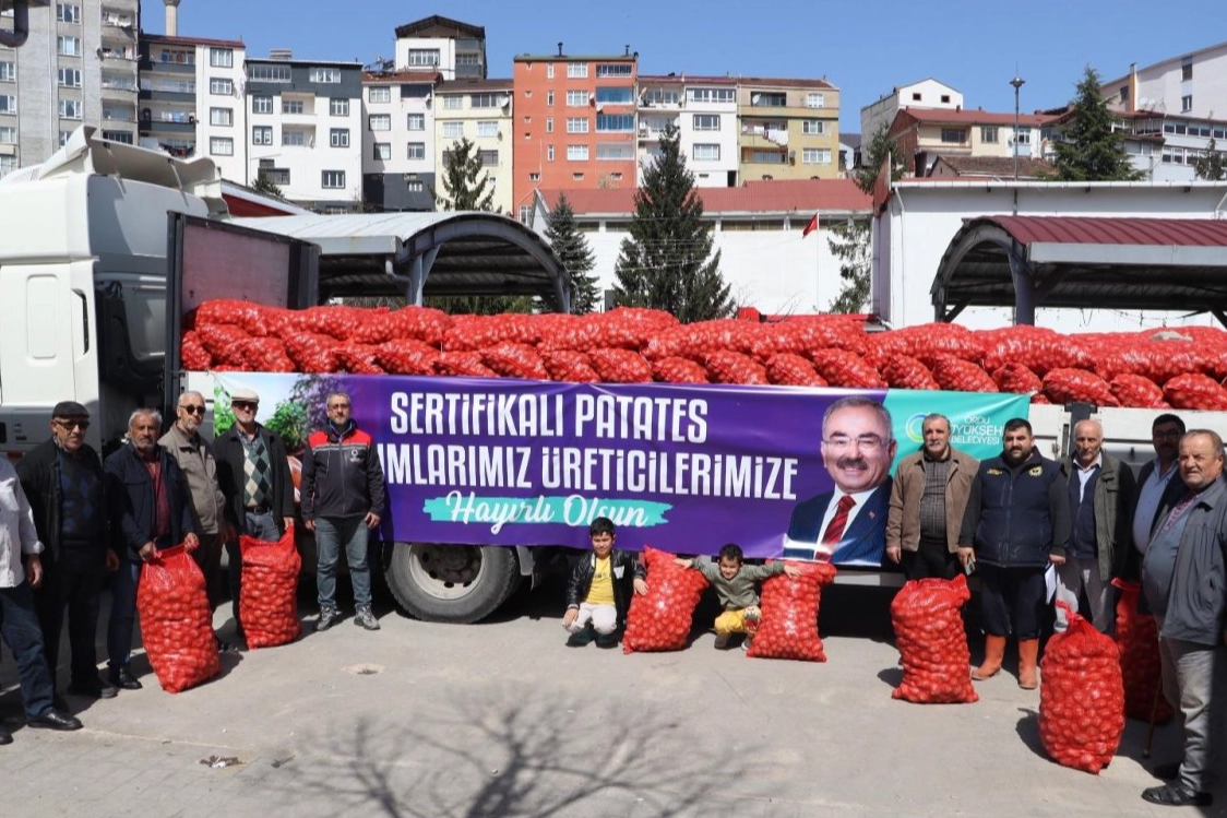 Ordu’da 6 İlçeye 45 Ton Tohumluk Patates Dağıtıldı