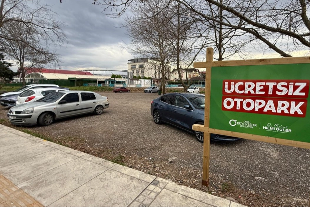 Ordu’da Akyazı Sahili’nde Ücretsiz Otopark Açıldı!