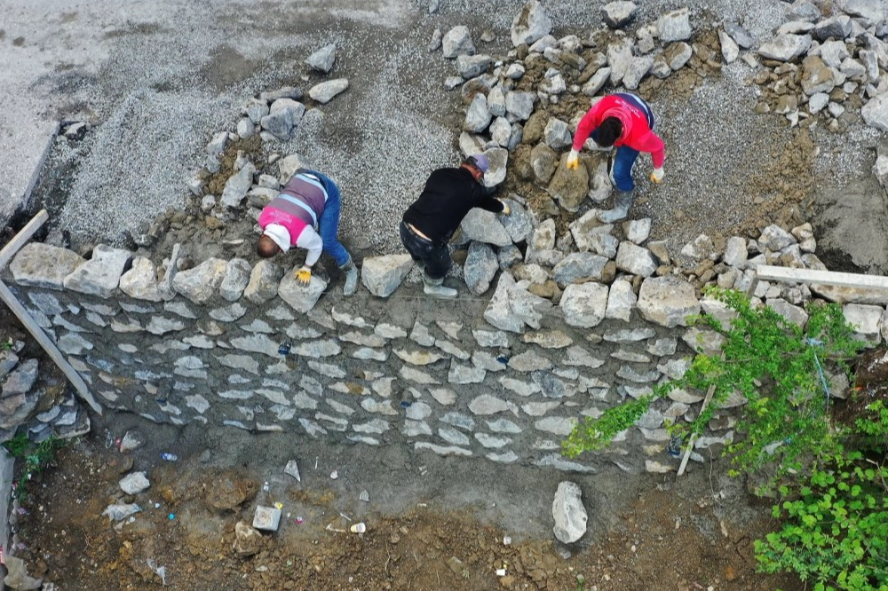 Ordu’da Heyelan Tehdidine Taş Duvar Çözümü