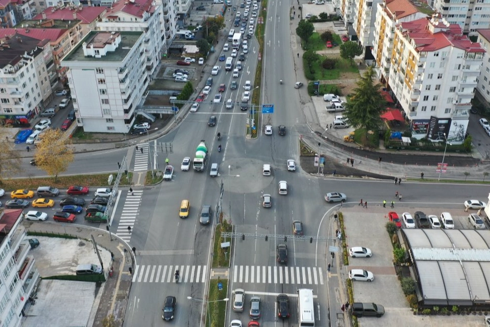Ordu’da Sivas Kavşağı’nda Yeni Düzenleme Başladı