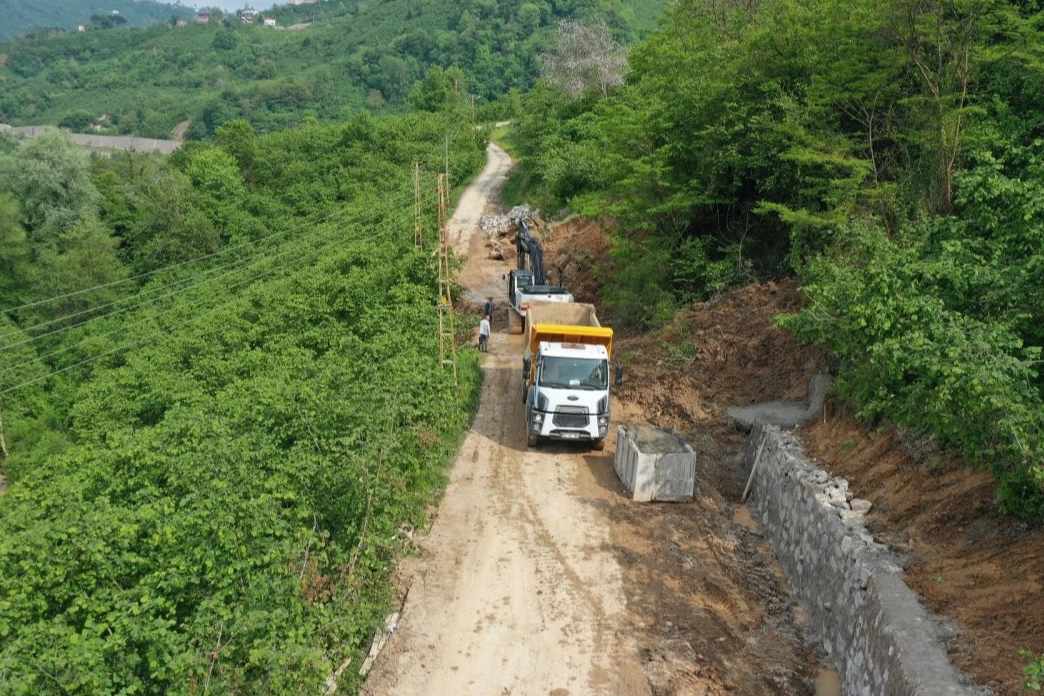 Ordu’da Taş Duvar ile Yol Güvenliği Artıyor!