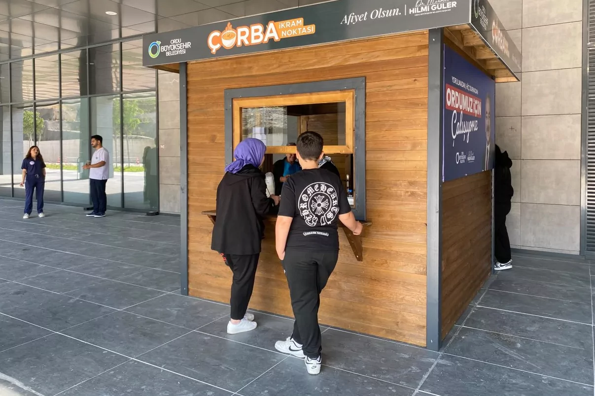 Ordu Hastanesinde Ücretsiz Çorba İkramı Başladı!