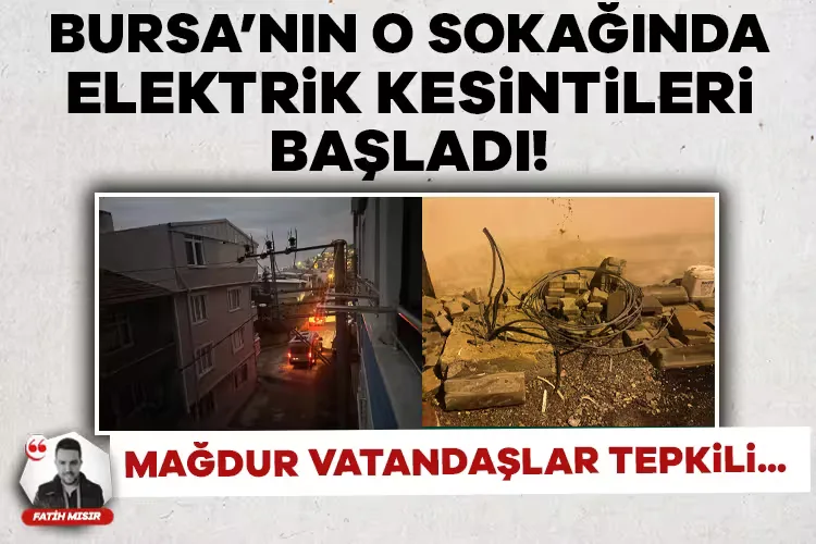 Orhangazi’de Elektrik Kesintileri Vatandaşları Mağdur Ediyor