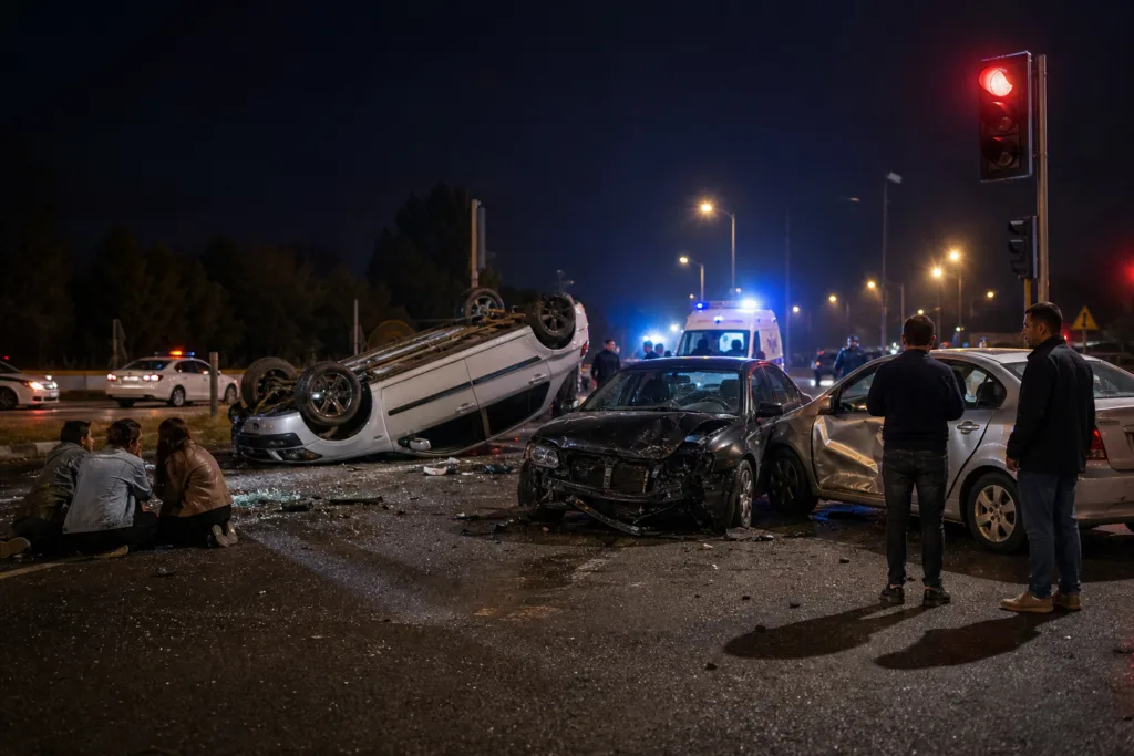 Orhangazi’de feci kaza: 5 yaralı, biri ağır