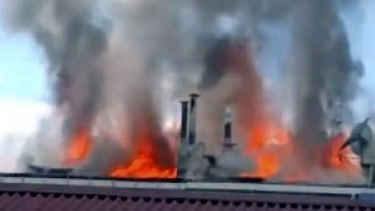 Orta Mahalle’de Çatı Yangını Panic Yarattı!