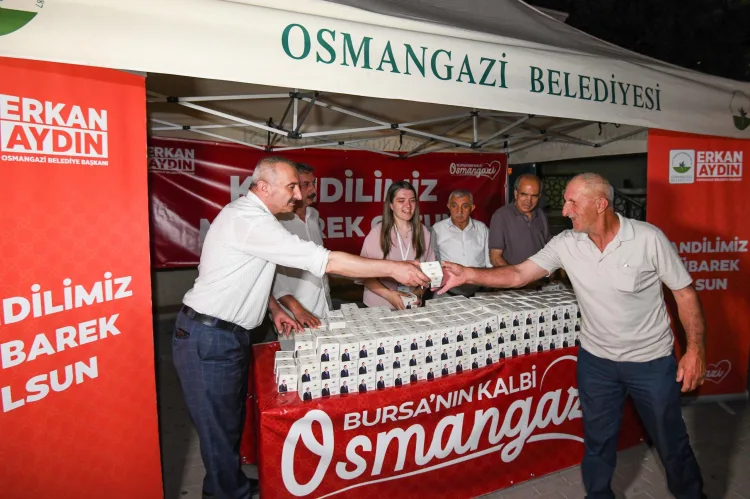 Osmangazi Belediyesi’nden Mevlit Kandili İkramı