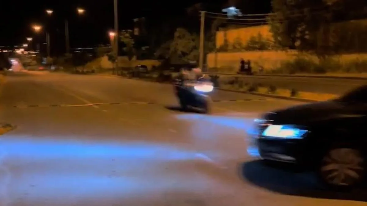 Osmangazi’da Motosiklet ve Araç Çarpıştı!