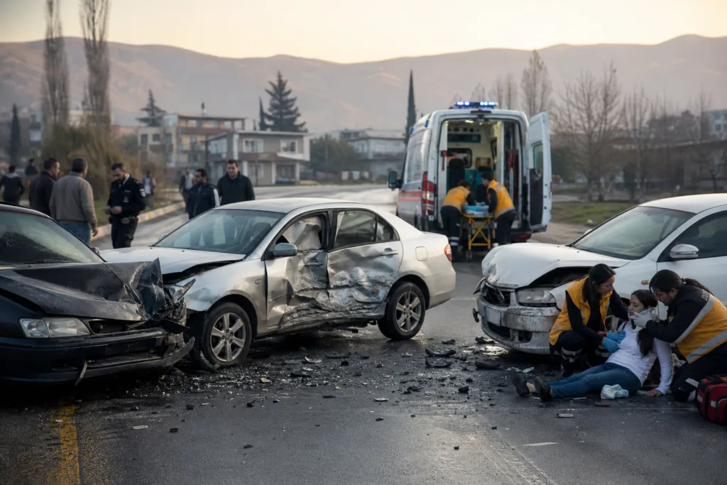 Osmaniye’de Zincirleme Kaza: 4 Yaralı