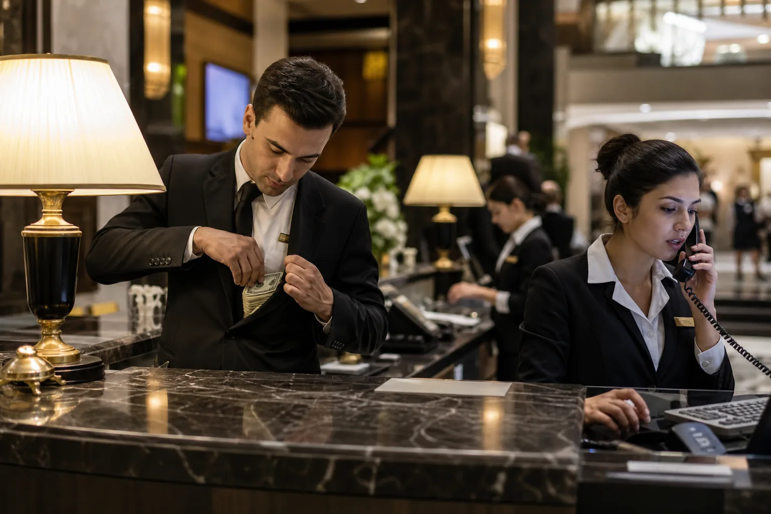 Otel Çalışanları 1 Milyon Doları Çaldı, 5 Kişi Tutuklandı