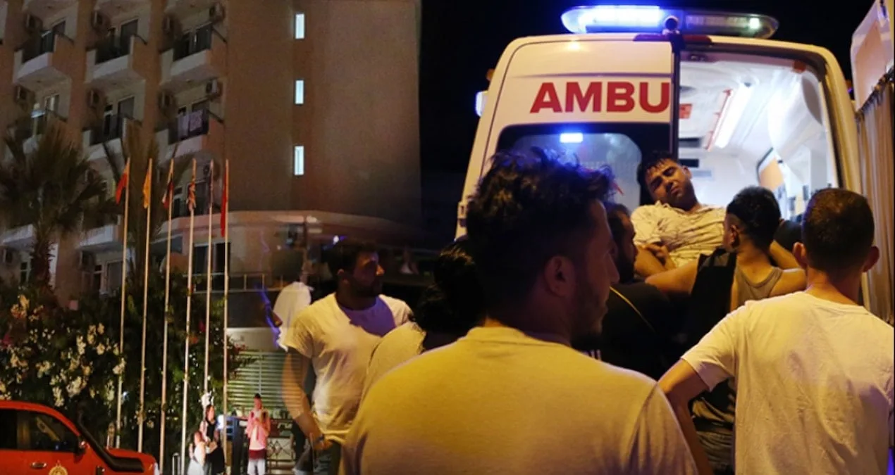 Otelin Hamamında Korkutan Yangın: 2 Yaralı!