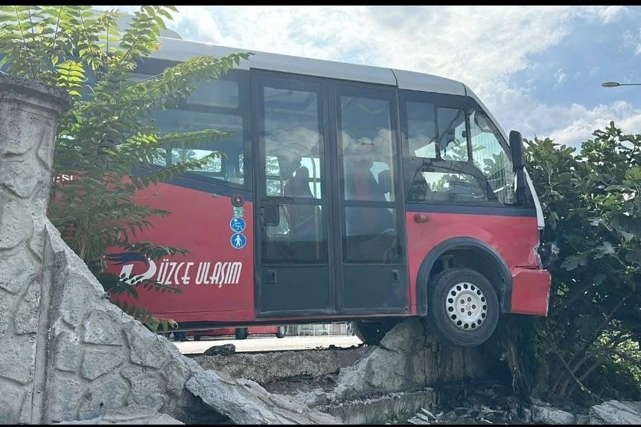 Otobüs, Köpeklere Çarpmamak İçin Duvara Çarptı